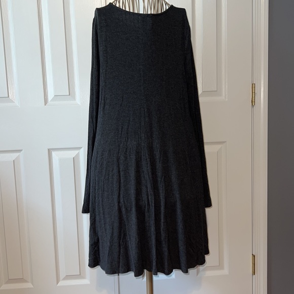 Grey Long Sleeve Dress - Picture 2 of 3
